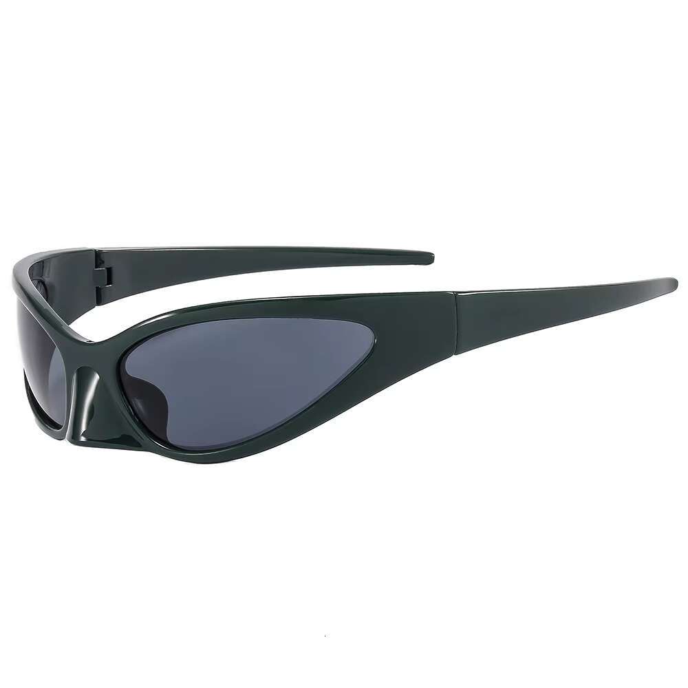 Rhinestone Sunglasses Women Men Retro Wrap Around Glasses Crystal Oversized Trendy Bling Vintage Small Frame Outdoor Sports Cycg Vintage Retro Cat