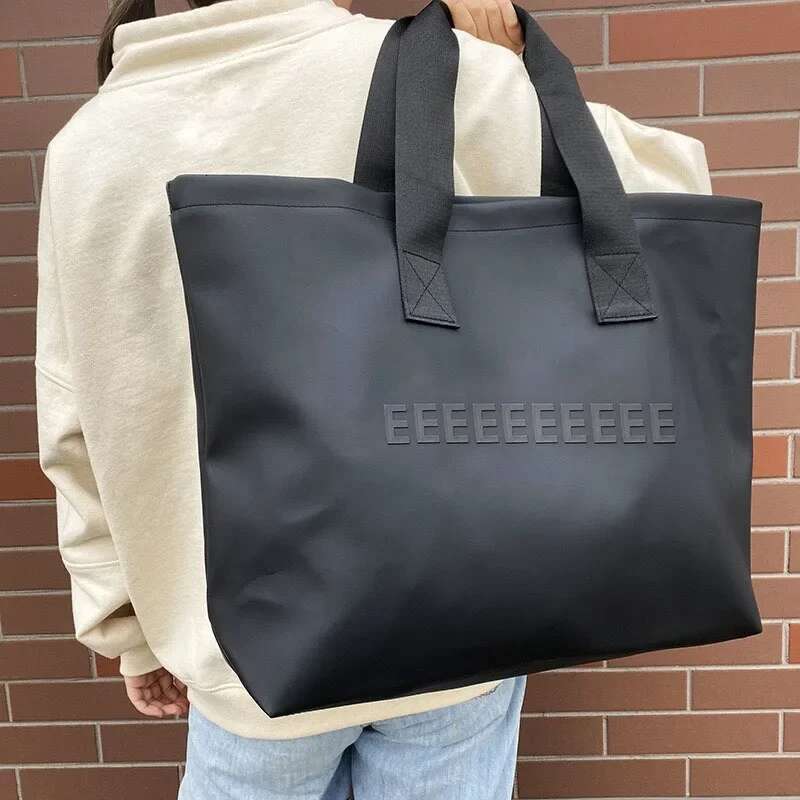 Trend Icon Men's Handbag Design 3D Letter Large Capacity Shoulder Classic Sports Tote Bag Travel Waterproof Backpack