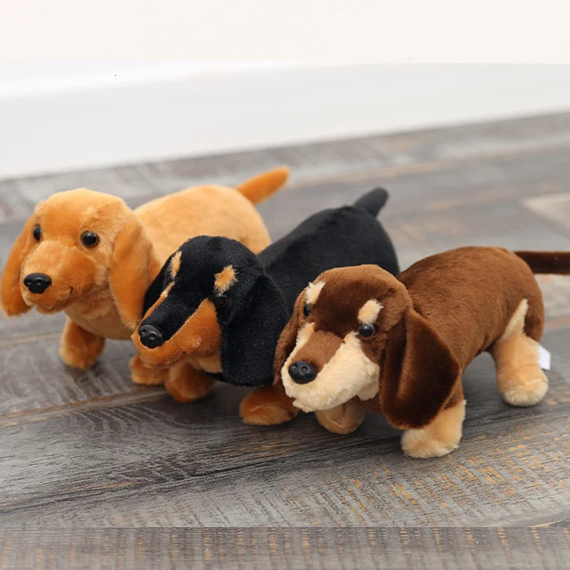 Hallowen Simulation Sausage Dog Plush Toy Cute Soft Stuffed Animals Dachshund Dog Doll Funny Home Party Decor Kids Birthday Gift 251107