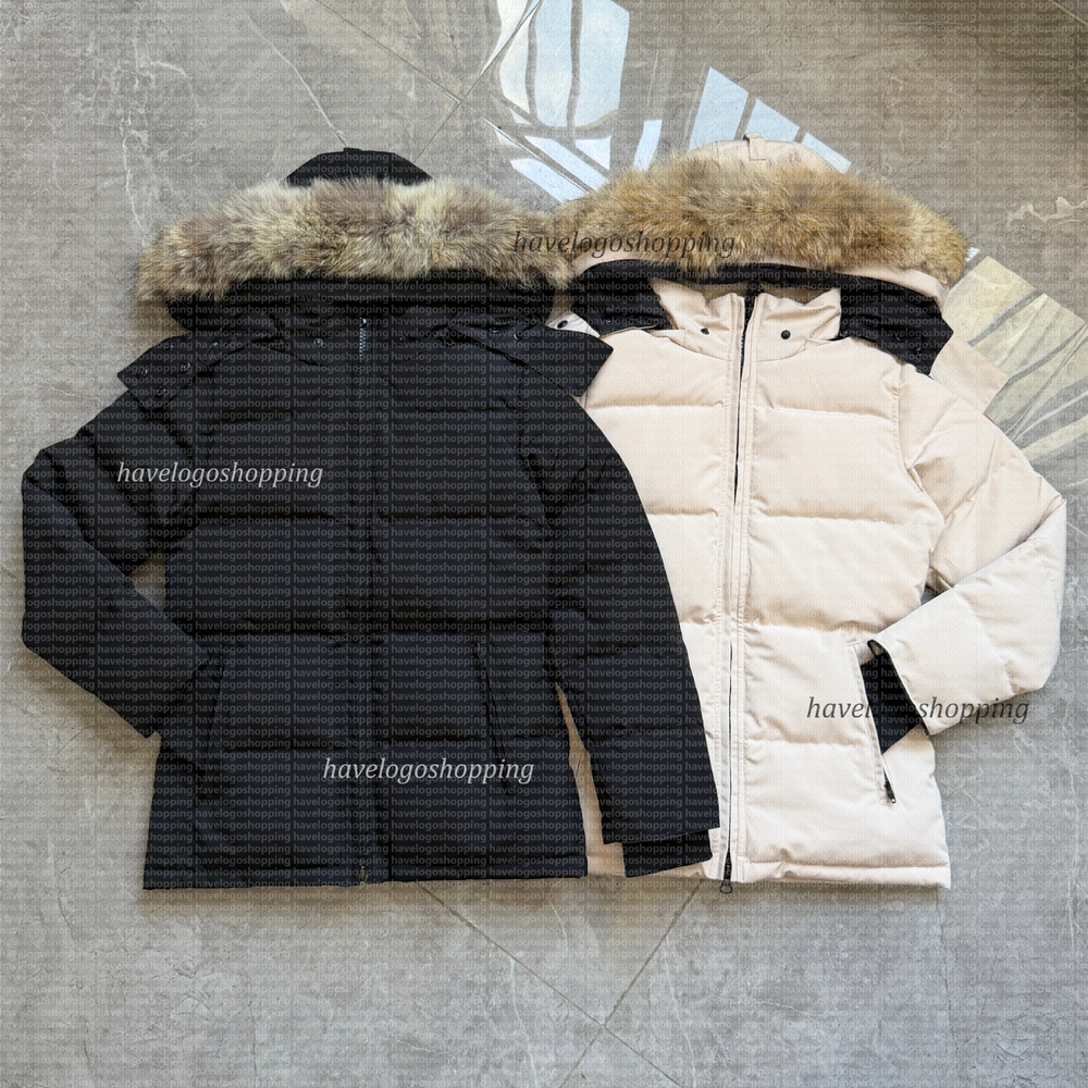 Down Jacket Designer Womens Goose Puffer Jackets Candian Winter Parka Coat Real Wolf Fur Outdoor Wyndham Windbreaker Outerwear Removable Hooded Jacket XS-2XL