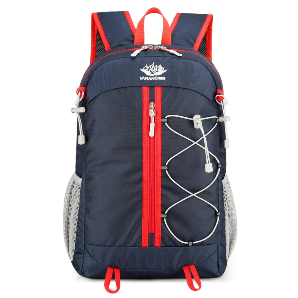 Mens Mountain Riding Backpack Ultra-light Multi-functional Leisure Foldable Backpack Large Capacity Travel Bag 250407