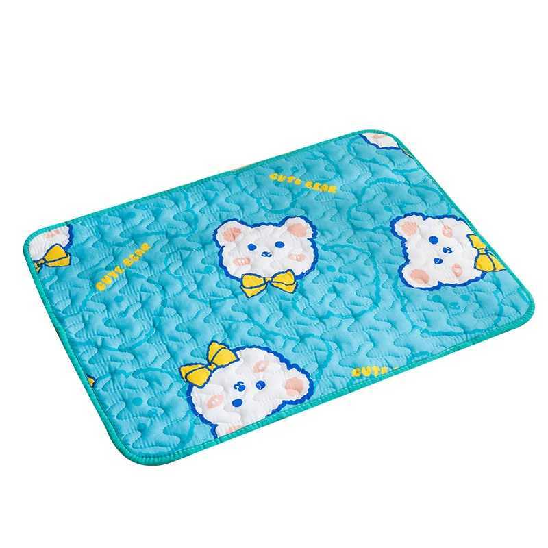 Anti slip pet mat dog mat sleep special cotton cat sleep mat comfortable and breathable carpet for summer pet products Y250407