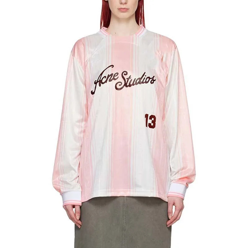 Spring Womens Loose Sports Street Ins Long Sleeve Tshirt Letter Printed Casual White y2k 250407