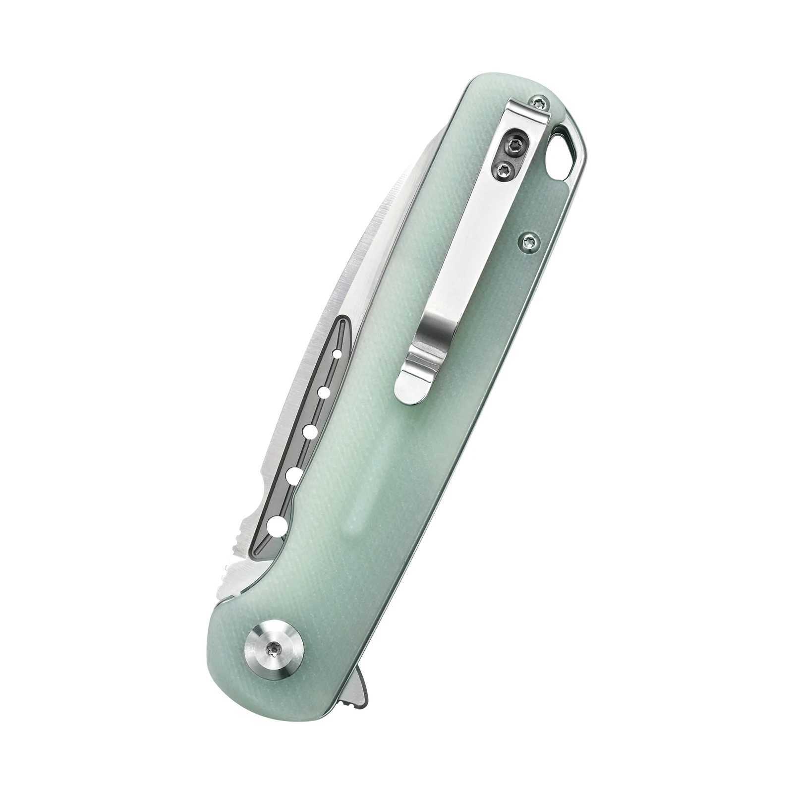 Sitivien ST131 Pocket Folding KnifeD2 Steel Blade G10/ Micarta Handle EDC Folder for Working Camping Survival Home Using Tool Z250408