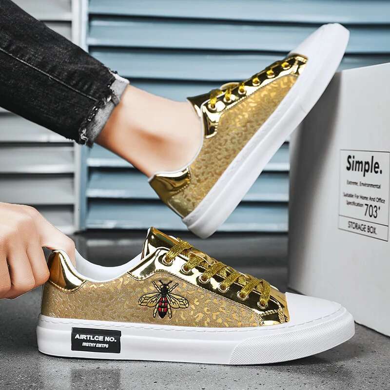 2025 New Hot selling Golden Bee Sports Shoes Fashion Skateboarding Men's Original Designer Hip Hop Superstar Men's Skateboarding Shoes Trend