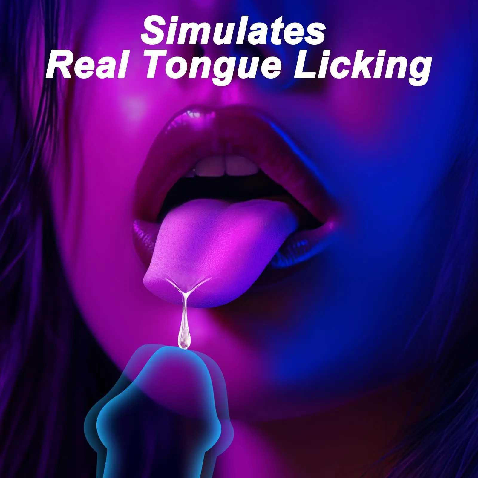 HESEKS Sex Toy Mens Automatic Masturbation Cup Adult Sexy Toy Tongue Licking Remote Vibration Penis Masturbator 18+W250408