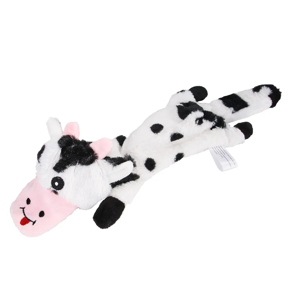 5Pcs/Bags Long Taildog Toys for Small Dogs Cow Fox Tiger Plush Squeaky Dog Toy Puppy Chew Toy Pet Products for Dogs