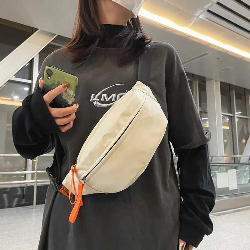 Mens Fanny Pack Youth Outdoor Sports Running Bicycle Waist Bag Mens Fashion Shoulder Strap Bag Travel Phone Bag Z250407