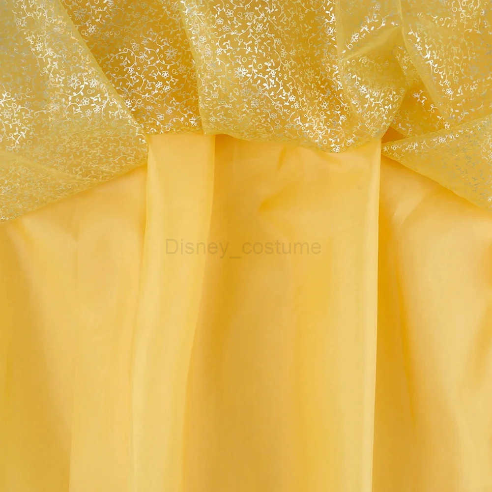 Disney Little girl Snow White role-playing costume Carnival dress up party princess dress+accessories 3 elegant childrens birthday ball dresses X25040