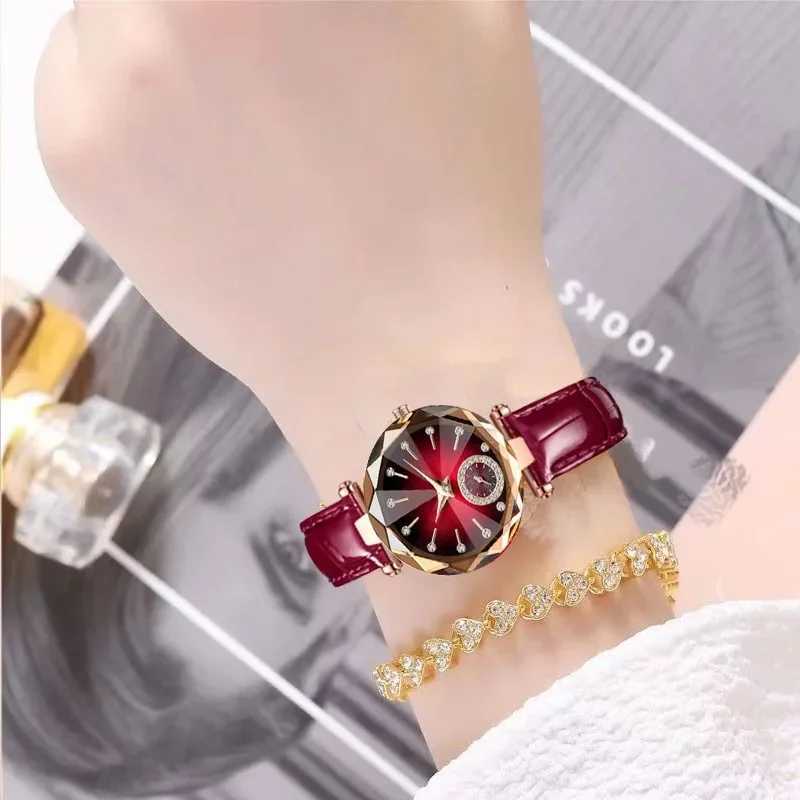 Luxury Womens Watch Elegant Waterproof Stainless Steel Womens Dress Diamond Quartz Womens WatchT250408