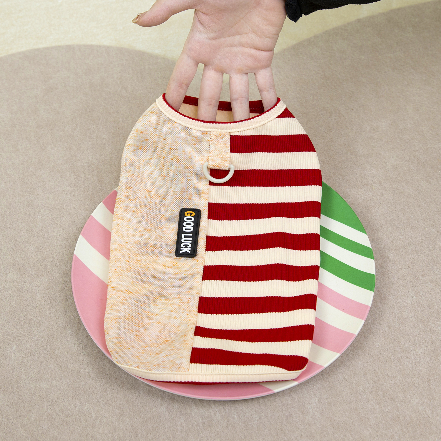 Leisure 3Pack Dog Shirt Vest Double Tone Stripes Dog Clothes for Small Dogs Boy Girl Stretchy Summer Puppy T-Shirts Soft Breathable Sleeveless Tank To