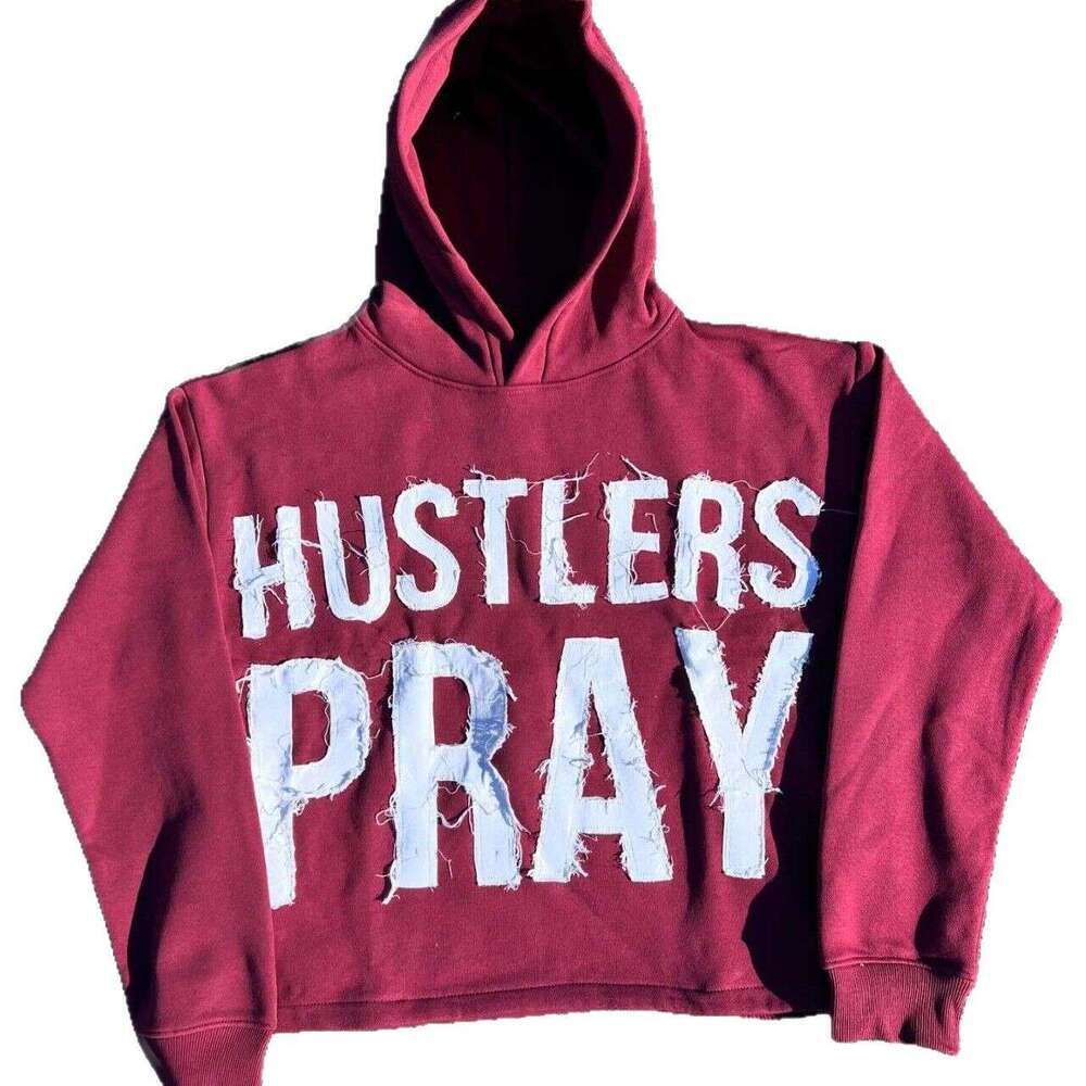 2025 new Y2K letter sticker embroidered unisex loose and versatile casual hoodie
