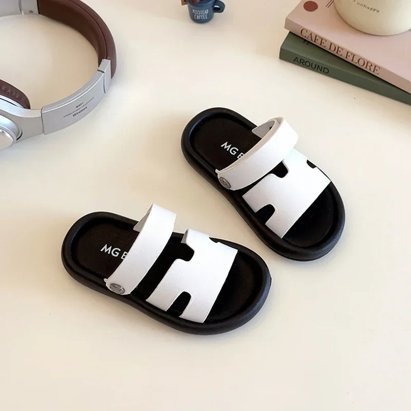 Fashion Spring Child Sandal Summer Shoe Boy Girl Slippers Soft Bottom Non-slip Kid Shoes Baby Beach Sandal Slippers 250407