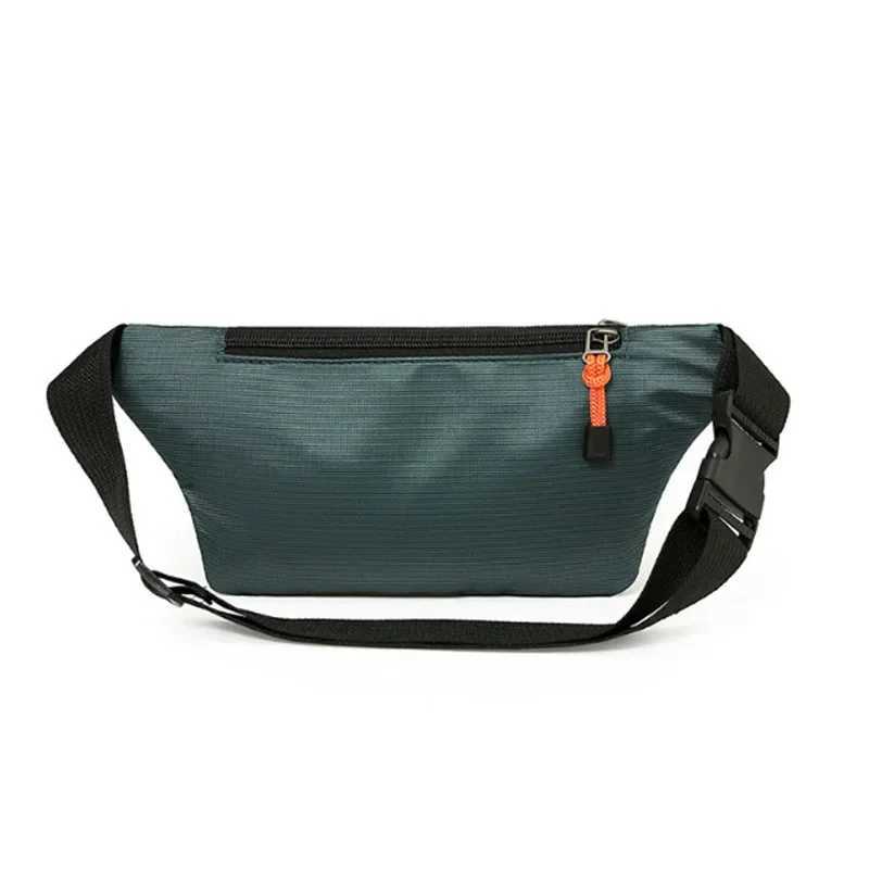 Waterproof mens fanny pack fashionable running chest bag unisex suspender cross body bag casual hip belt bag mens waist bag Z250407