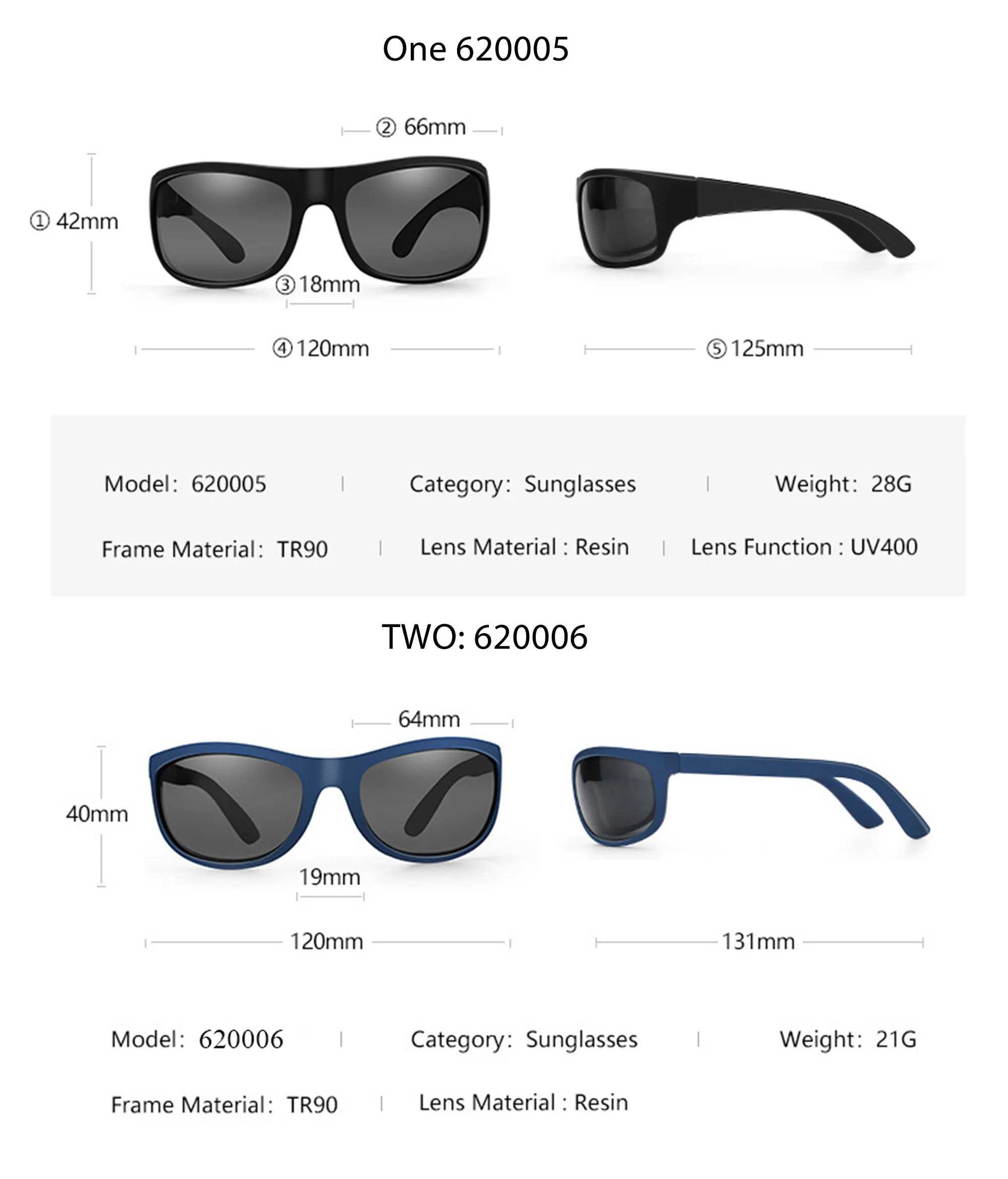 ZENOTTIC TR-90 Flexible Polarization Sunglasses Mens Outdoor Sports Sunglasses UV400 Fishing Driving Sunshade Glasses W250408