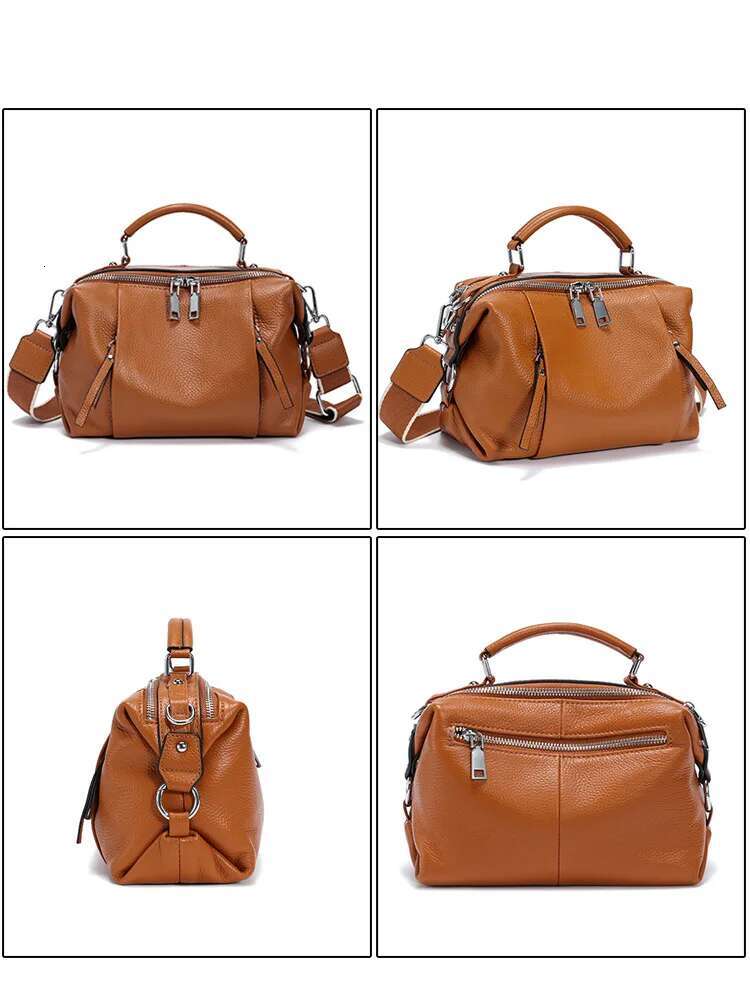 YANATARI Genuine Leather Woman Shoulder Handbags Ladies Crossbody Bags Designer Minimalism Cowhide Bag