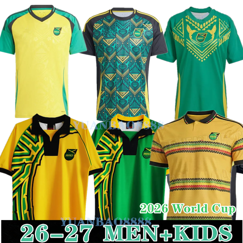 24 25 26 Jamaica soccer jerseys BAILEY MORRISON home 2025 2026 away football shirt EARLE LOWE WHITMORE DAWES SINCLAIRLOWE NICHOLSON Uniform