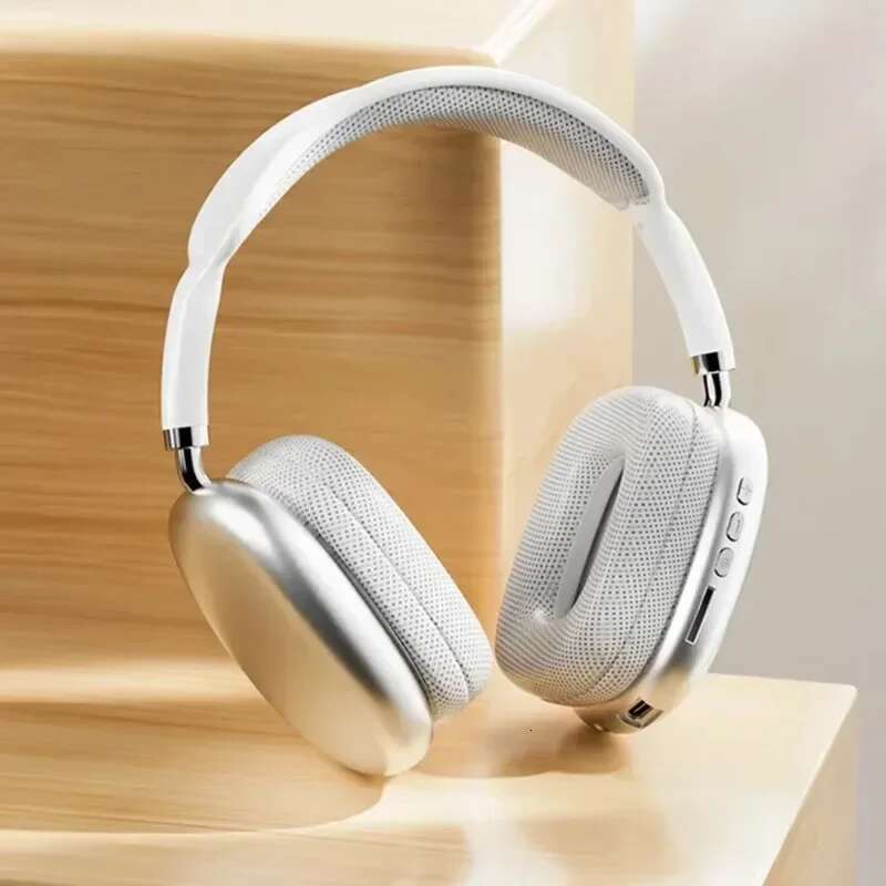 New P9Pro Max Wireless Bluetooth Headphones Noise Cancelg Mic Over Ear Sports Gaming With TF Card Slot Headset Earphone