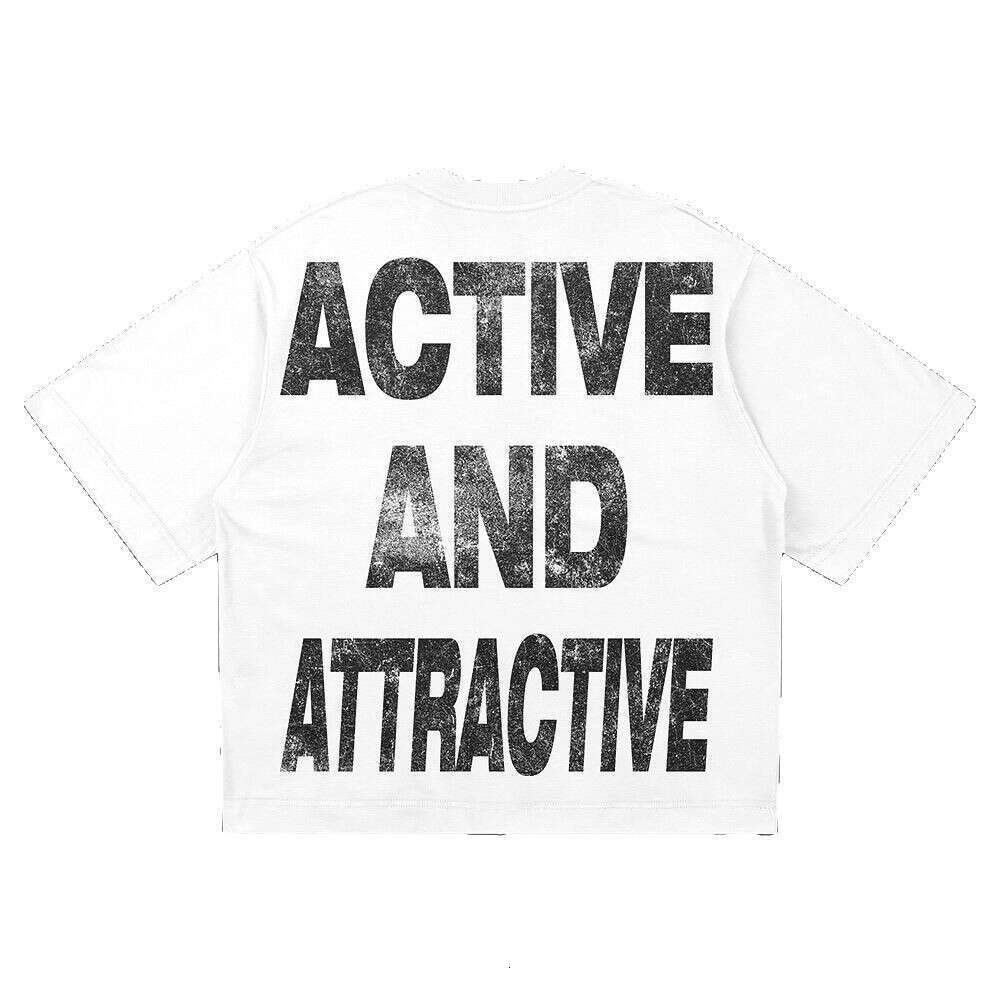 American street fashion trend hip hop unisex letter printed personalized design versatile T-shirt