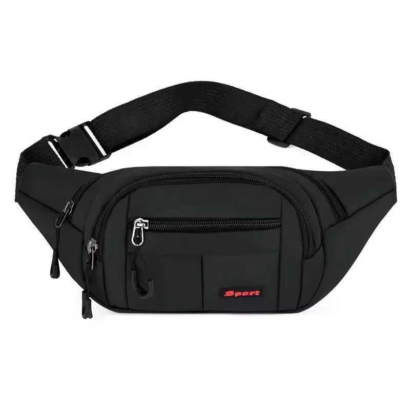Mens and womens new waist bags multifunctional large capacity waterproof fashionable and trendy cash registration business bags Z250407