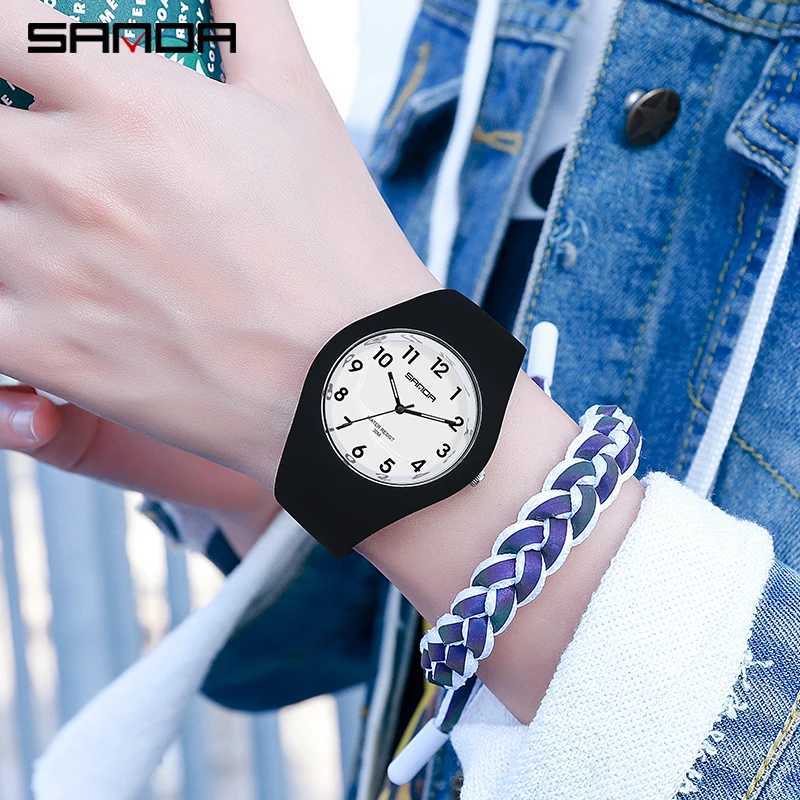 Fashion Simple Womens Watch Luxury Brand Quartz Silicone Womens Watch Ultra Thin Design Womens Watch Waterproof Reloj MujerT250408
