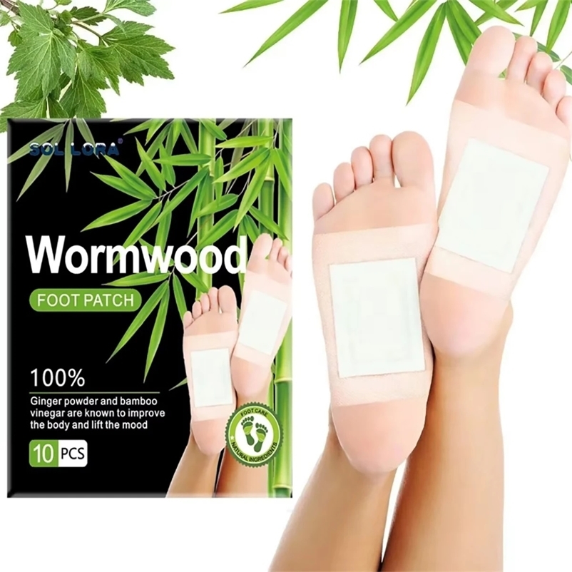 50 Adhesive Foot Pads Natural Bamboo Powder for Deep Cleaning Moisturizing Relaxation After 250407