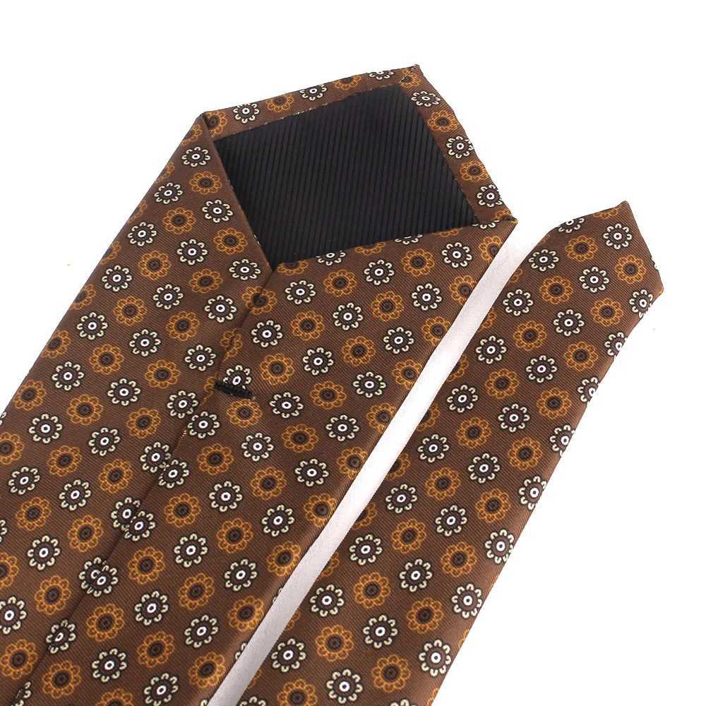 9 cm Wide Print Ties For Men Wen Paisley Neck Tie For Wedding Business Classic Gro Neckties Fashion Mens Flower Neck Tie X250407