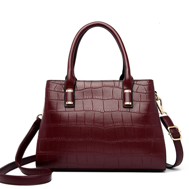 Crocodile Print Tote Bag Women's Fashion Large Capacity Tote Bag Work Commute Crossbody Shoulder Bag