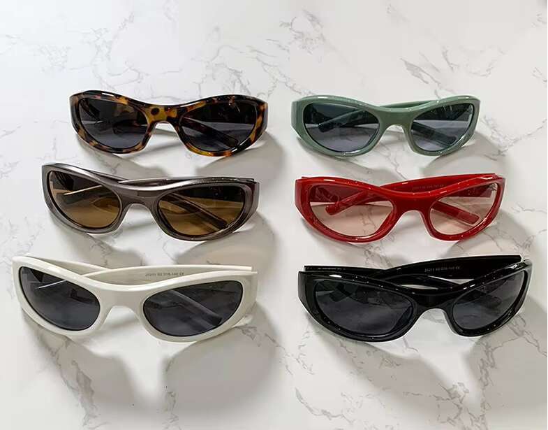 Personality Fashion Sports Cycg Sunglasses Cat Eyes Retro Protection Sun Glasses