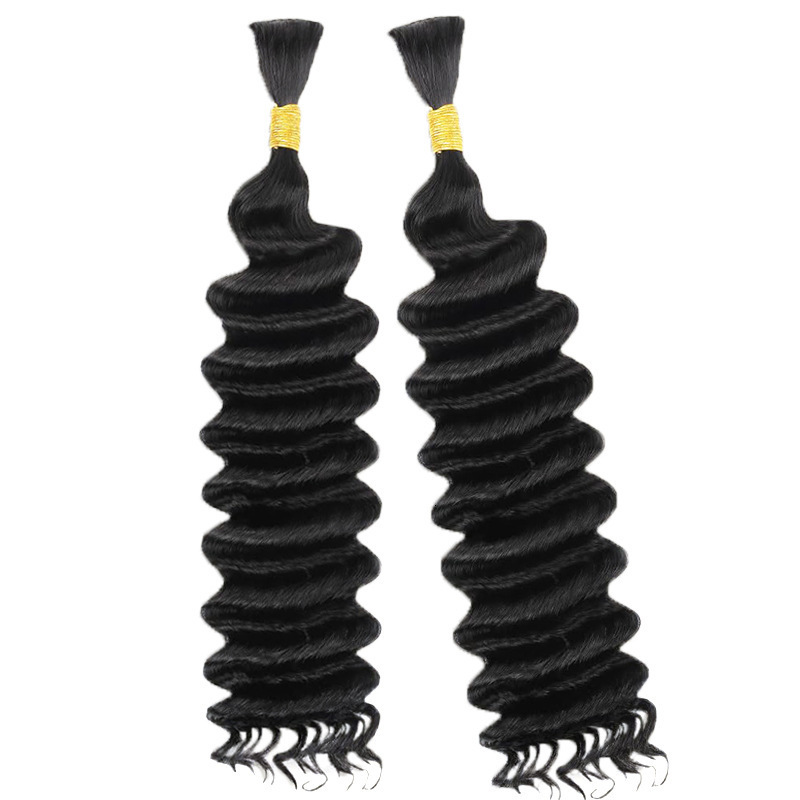 Sensationnel Human Hair Braids Empire Deep Bulk 18 - Boho Braids Long Lasting Soft Texture 241203