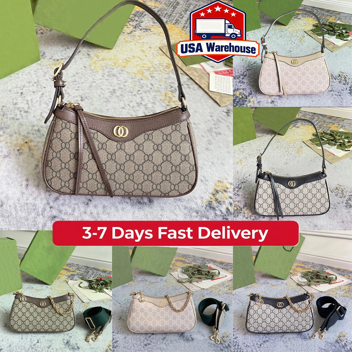 US Local Designer Bags Wallets Shoulder Bags Luxury Bags Handbags Tote Bags Women's Bags Printed Fashion Clutch Bags Crossbody Bags Mini Bags Underarm Bags