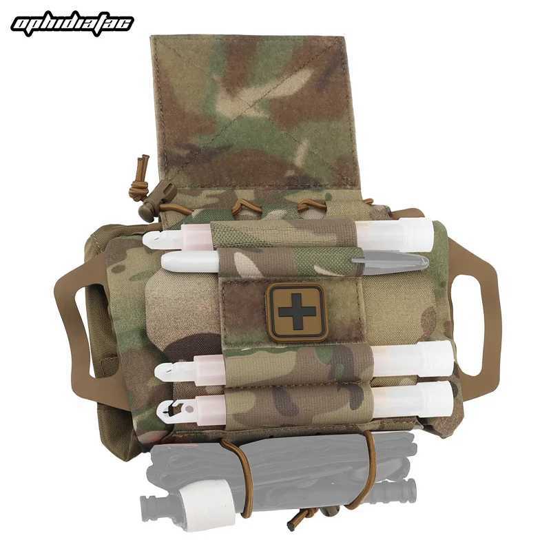 OphidianTac IFAK Kits Medium First Aid Kit Rapid Deployment for Camping Hunting Emergency Bag Vest AccessoriesC250407