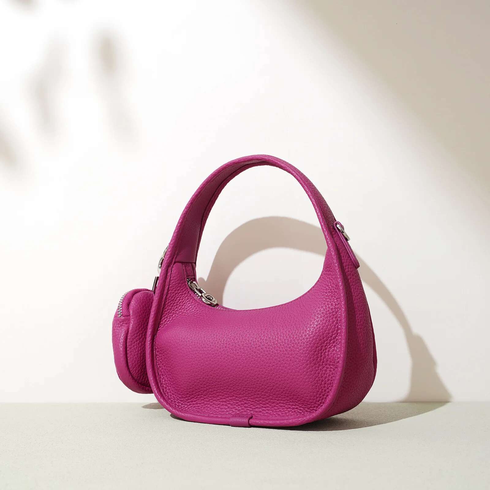 New Fashion Genuine Leather Underarm Saddle Handbag Design Shoulder Bag For Ladies Women's Bag Original Designer Bags