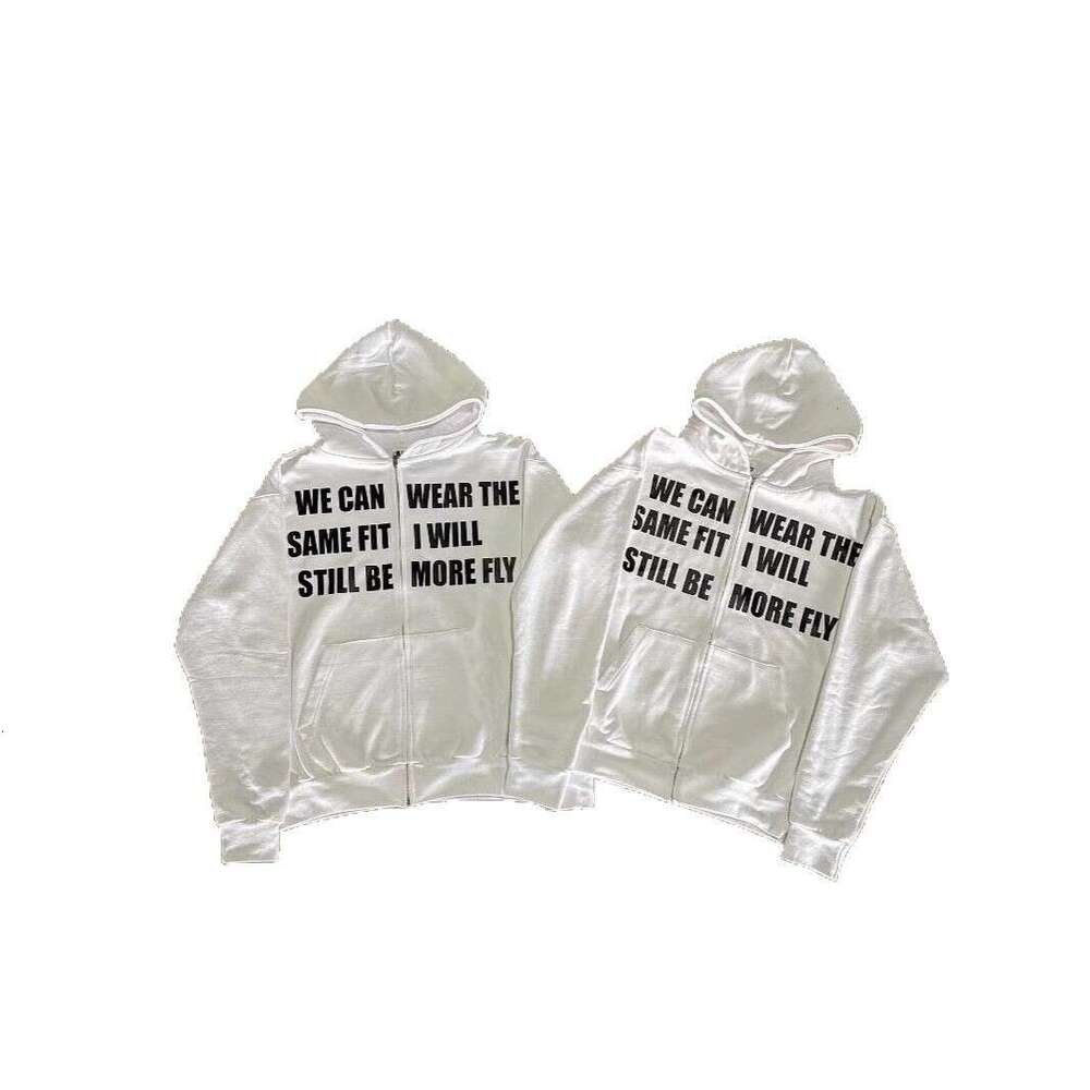 New 2025 Personalized Trendy Letter Printed Street Design Simple Sweatshirt