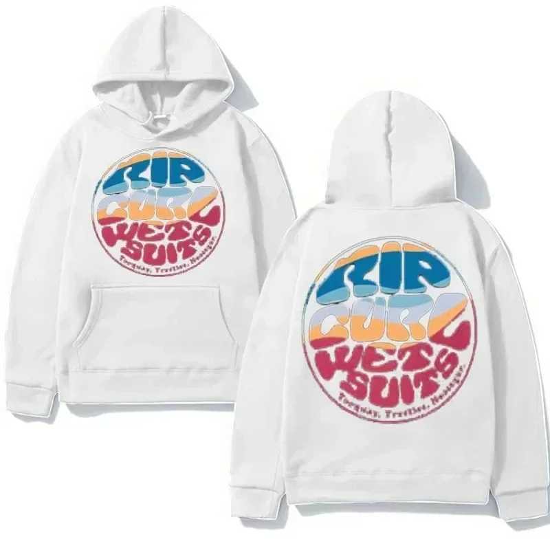 2024 mens tear curled mens wetland hoodie Y2K loose fit high-quality clothing retro clothing casual hoodie oversized top W250408
