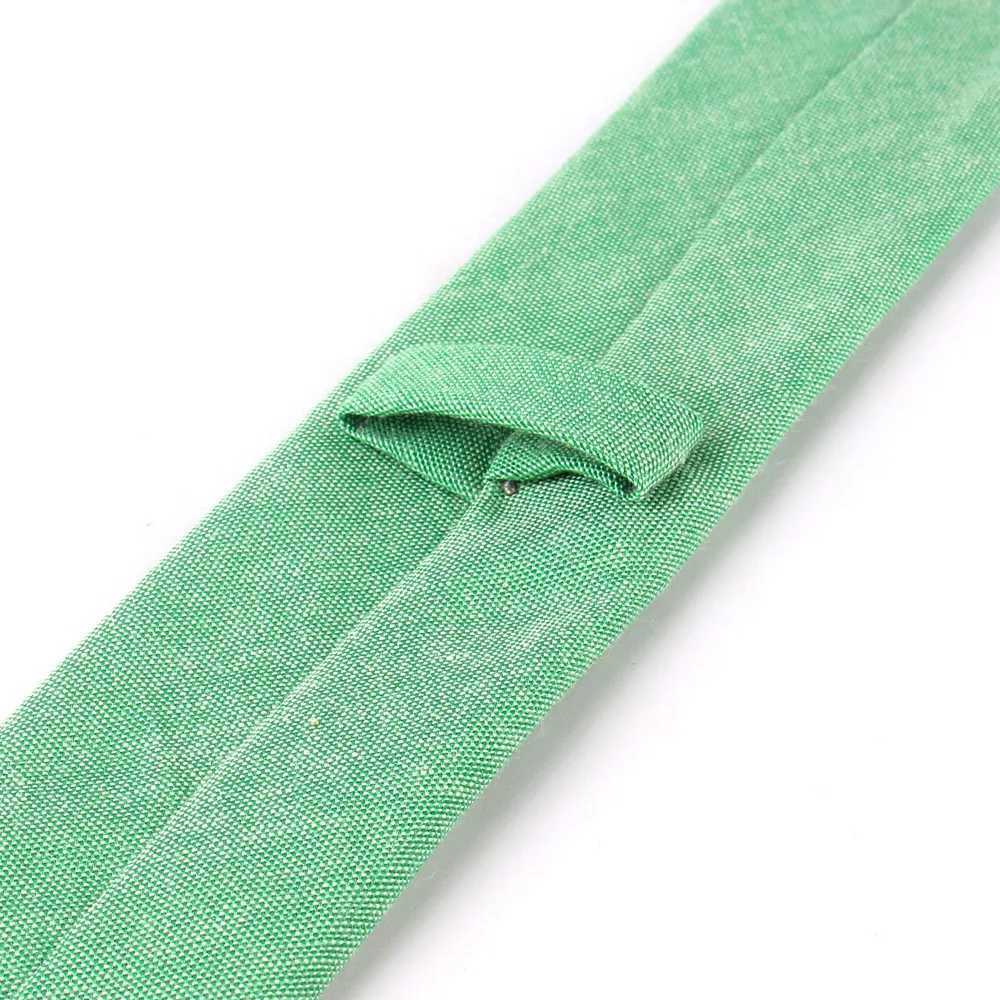Cotton Skinny Neck Ties For Men Wen Wedding Tie For Gro Suits Ties Boy Girls Slim Necktie Gravata Solid Color Neckties Gifts X250407