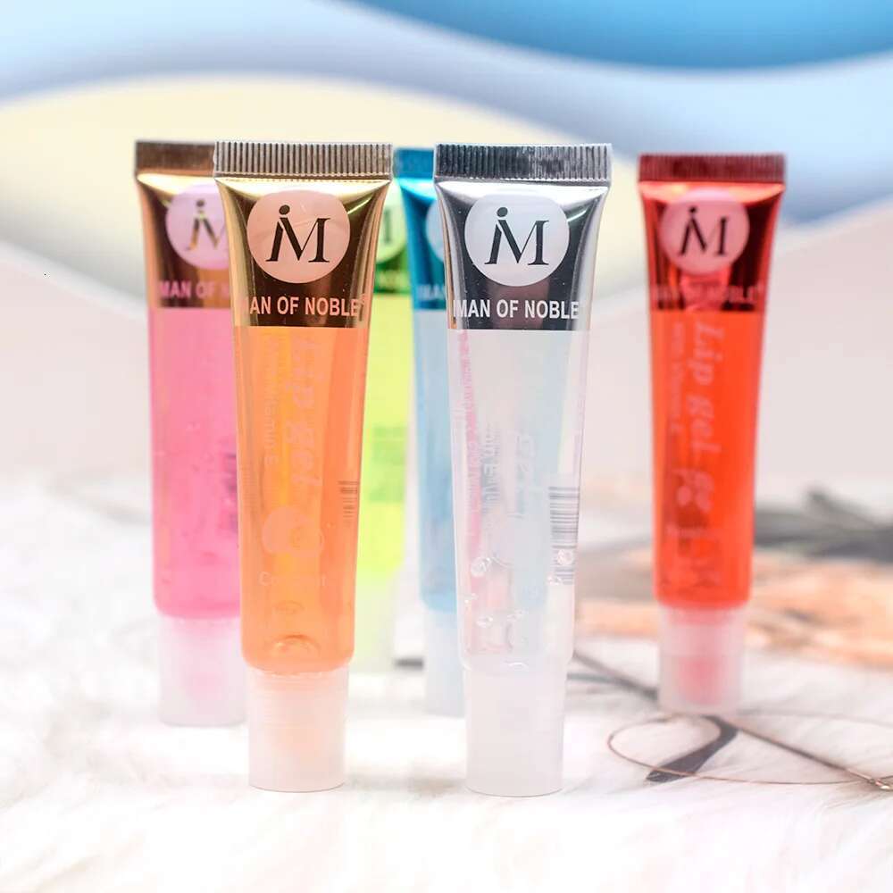 6Pcs Fruit Flavor Glossy Oil Set Clear Hydrating Moisturizing Lip Gloss Women Lips Makeup Wholesale
