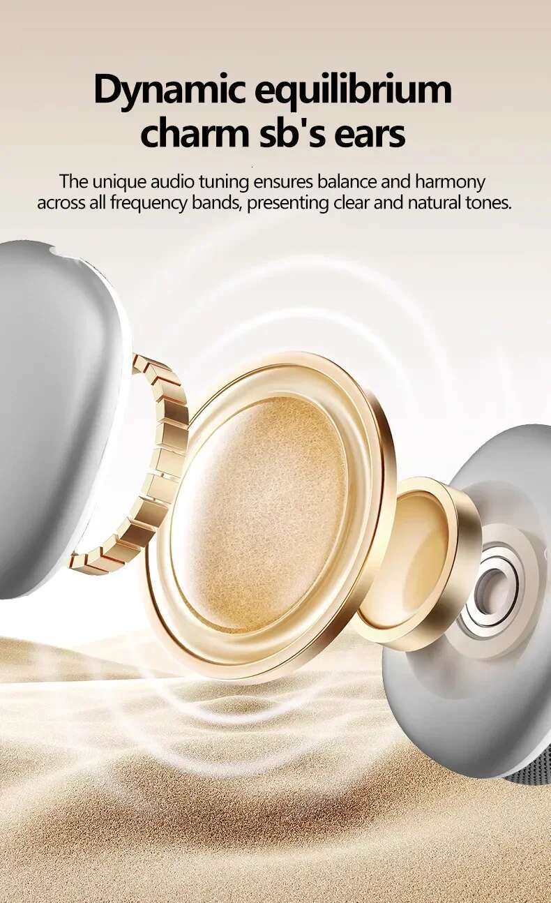 2025 Air Bluetooth 5.3 Earphone Over ear Wireless Headset Pods Pro Max Headphone for Apple Iphone tws dluetooth