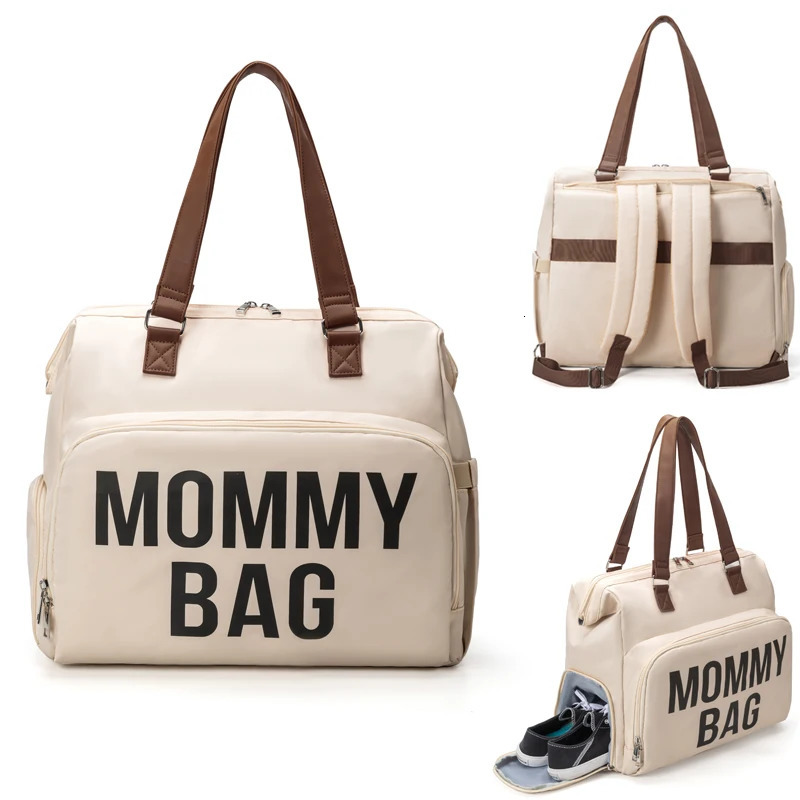 Mom Bag Large Capacity Diaper Bag Fashion Mommy Bag High-capacity Handheld One Shoulder Oblique Cross Bag Outgoing 250407