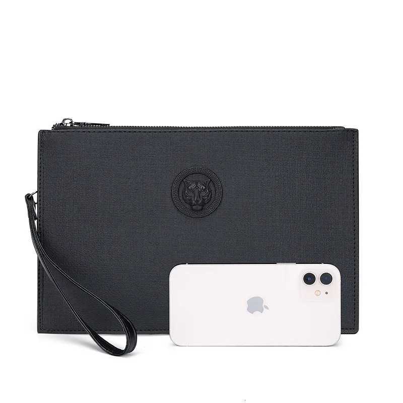 Mens Casual Mens Clutch Bag Pu Soft Leather 3d Animal Patterns England Style Mens Bag Mobile Phone Bag Large Capacity Wallet H2511071