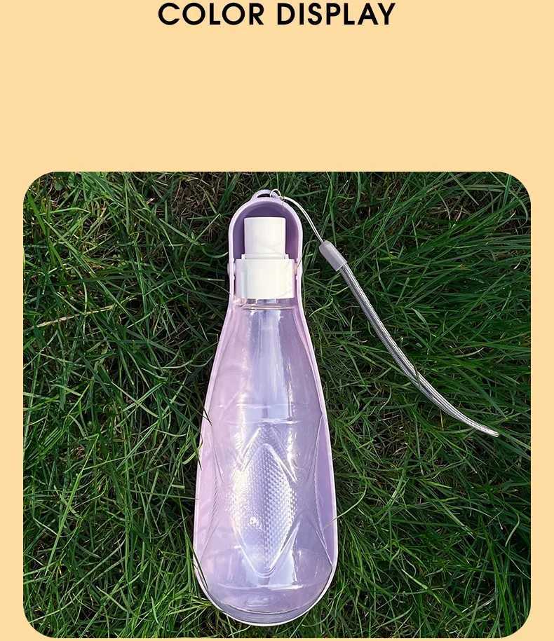 free shipping Refuse drink dirty The new went out with cup and squeezed a portable water bottle outside to walk the dog Y250407