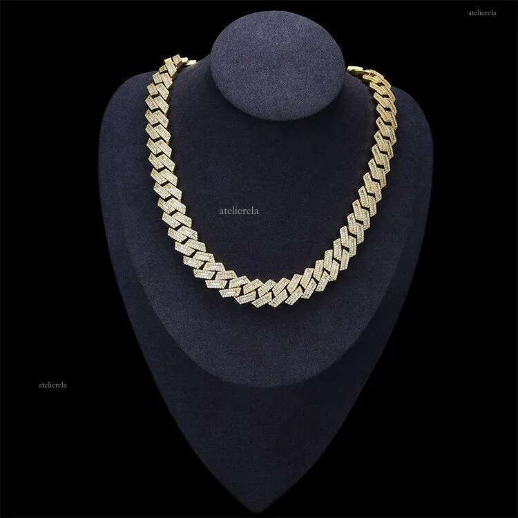 12mm Sier Hip Hop Vvs Dia Moissanite Baguette Cuban k Chain
