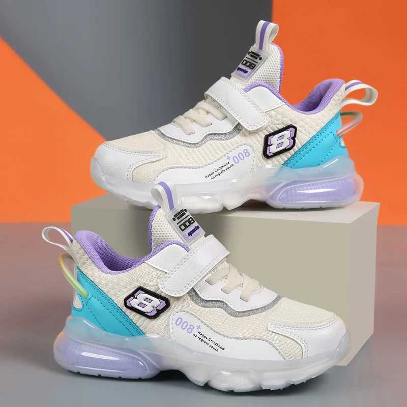 Childrens basketball shoes boys mesh shoes non slip breathable soft running shoes girls casual sports shoes Tenis childrens shoes W250407