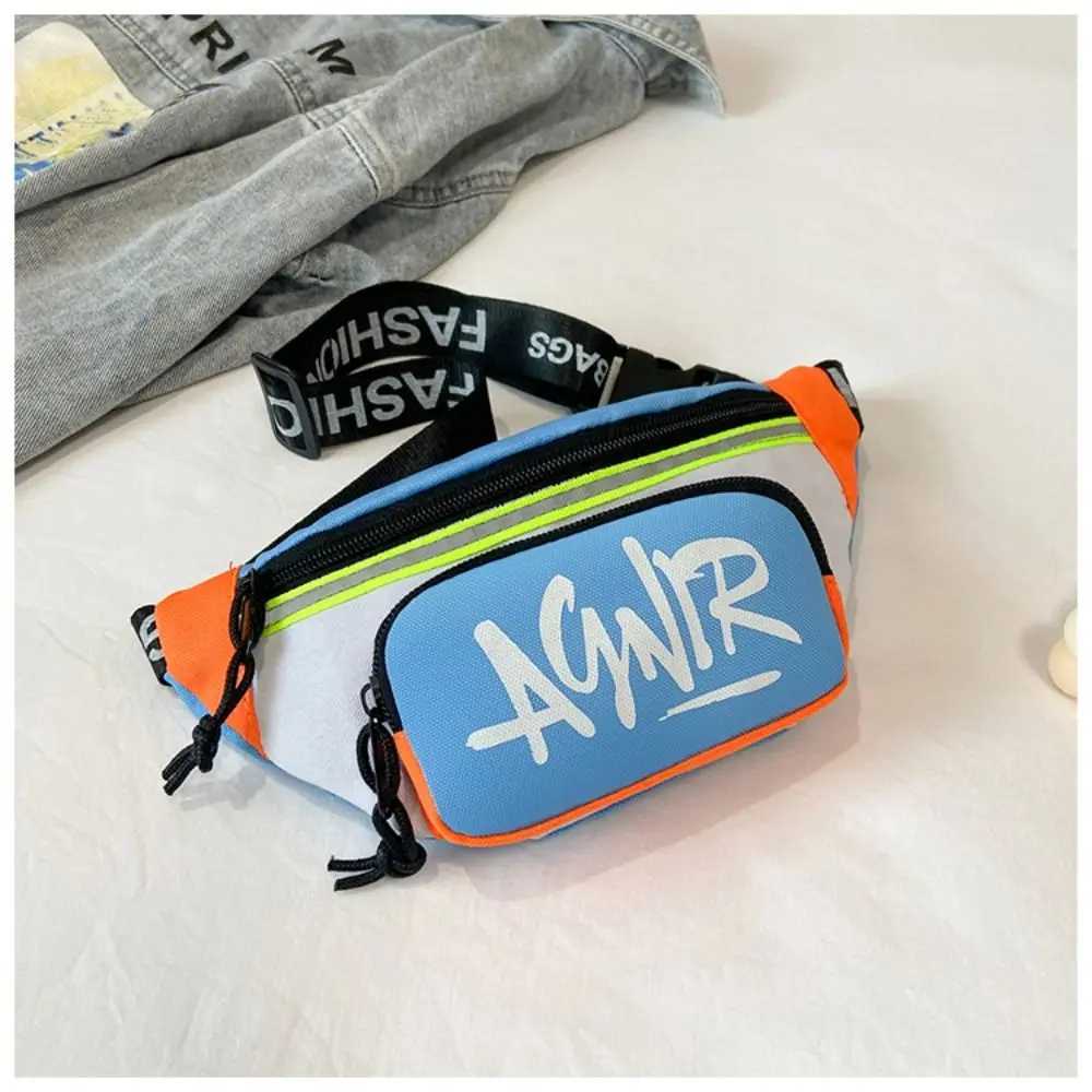New Mini Waist Bag Oxford Cute Letter Banana Bag FAshion Fanny Pack Shoulder Cross ChEST Strap Bag Z250407