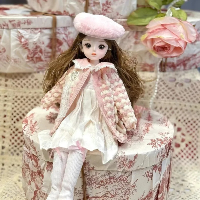 High Value 30cm Doll 6 Points BJD Baby Clothes Set Girl Single Doll Princess Doll Toy Childrens Birthday Gift Ball Jointed Doll 251107 - view 3
