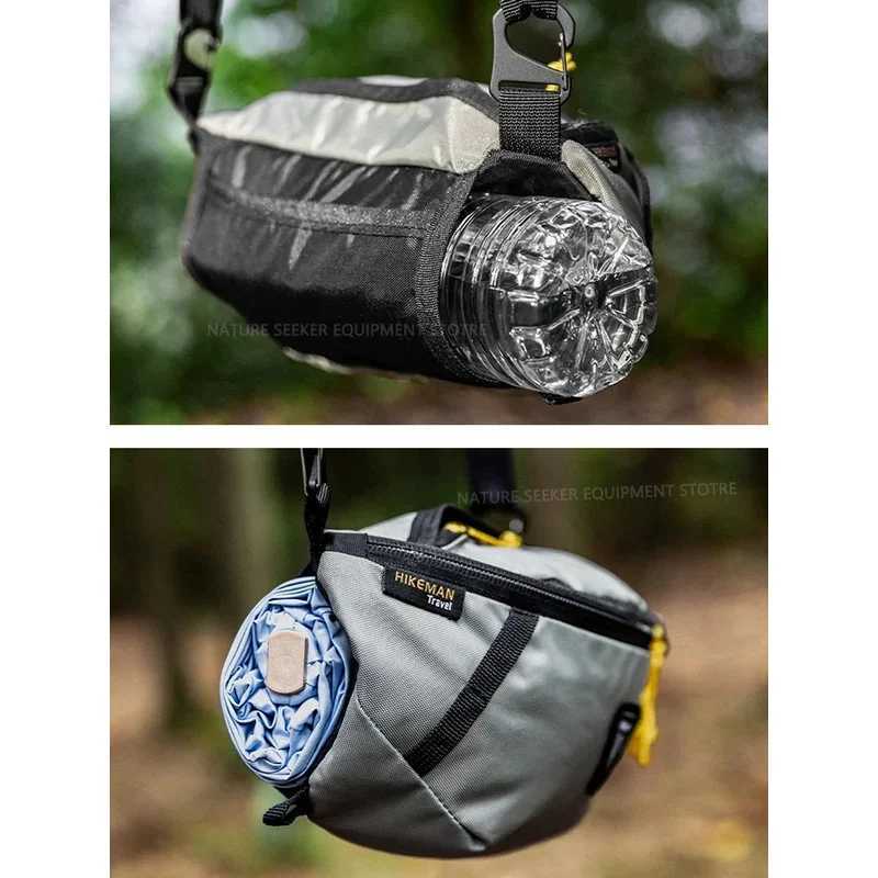 Hikeman Mountaineering Waist Bag Outdoor Sports Pack - Lightweight Cycling Waterproof Bag for Travel/Hiking/BackpackingC250407