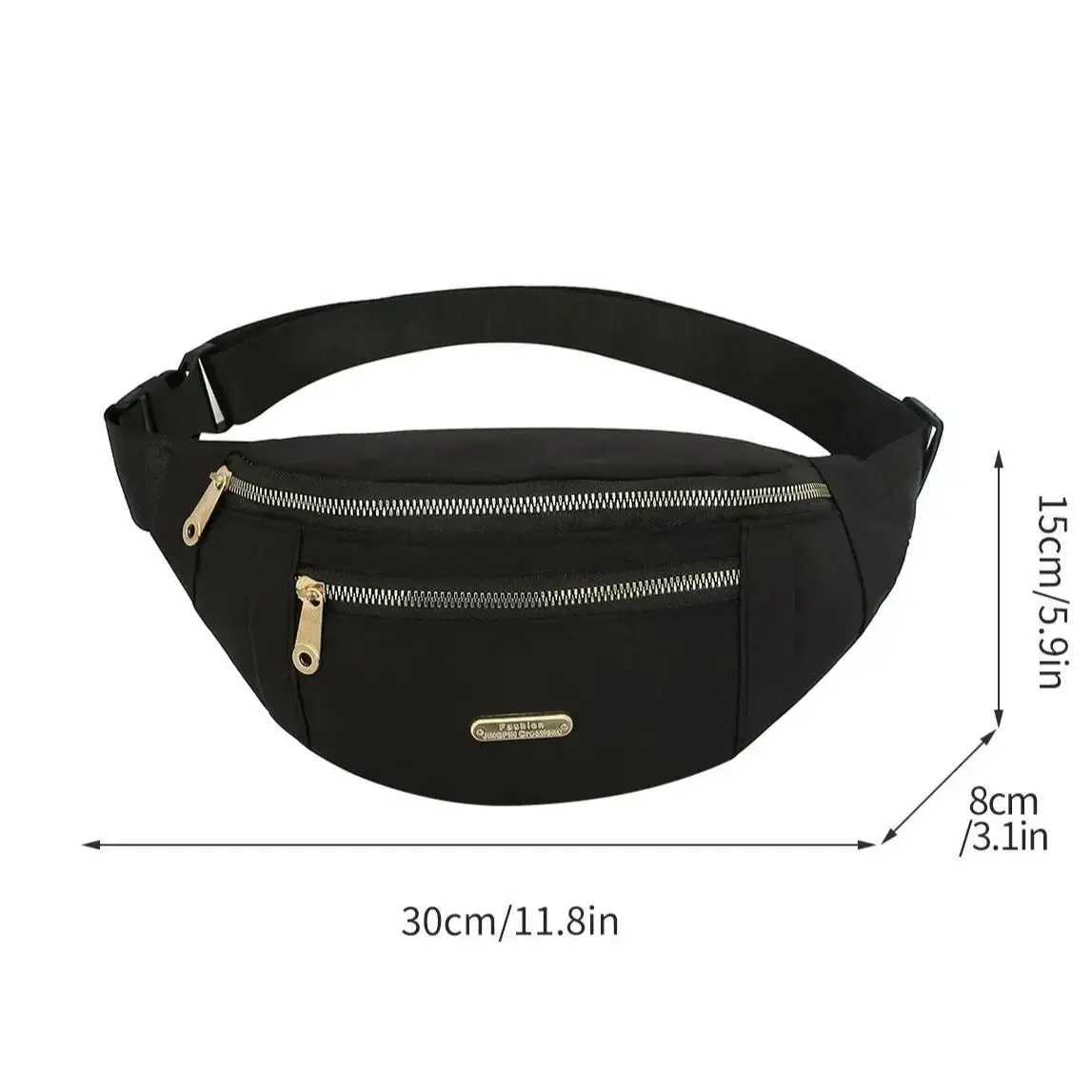 Fanny Packs Womens Waterproof Waist Bag with Adjustable Shoulder Straps Suitable for Travel and Sports Running Z250407