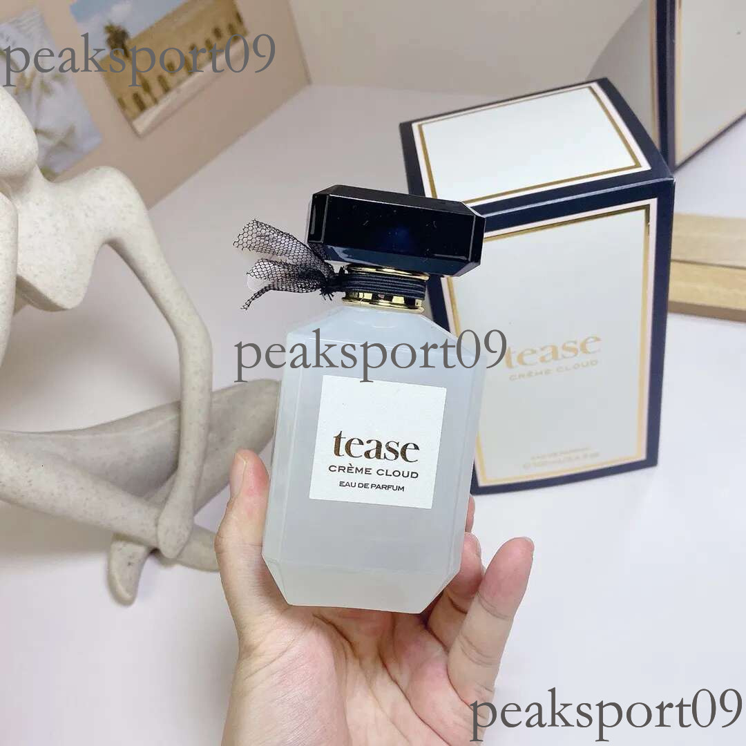 High Quality Secret Tease Perfume 100ml Creme Cloud Fragrance Woman Eau De 3.4oz Long Lasting Smell EDP Sexy Girl Women Lady Parfum Cologne Spray