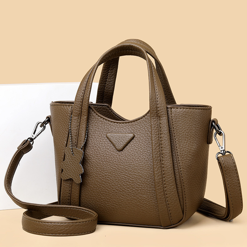 2025 New Design Bag Women's PU Leather Handbag Work Commuting Niche Single Shoulder Crossbody Bag