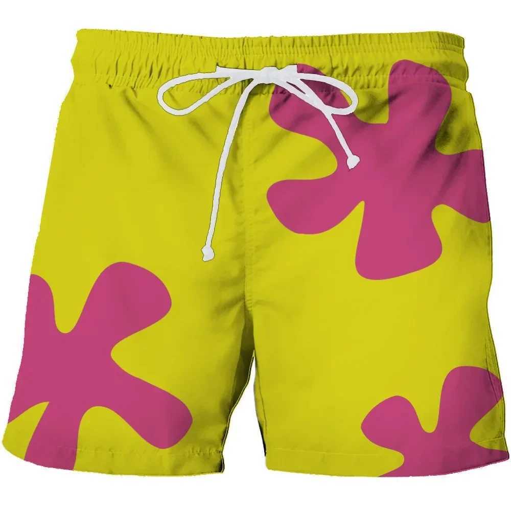 New Summer 3D Animation Board Shorts Dry Quick Beach Swimming Shorts Womens Hip Hop ShortsXJ250407